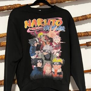 Naruto Black Graphic Sweater